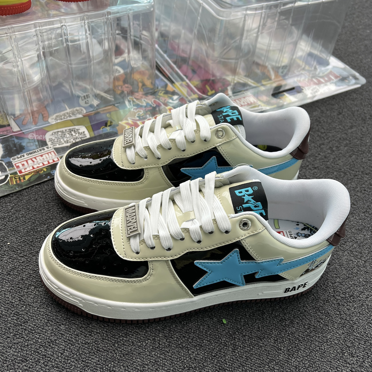 A Bathing Ape Bape Sta Marvel Comics Rocket Raccoon Thor Hulk Captain America Black Widow Iron Man  2022 (16) - newkick.cc